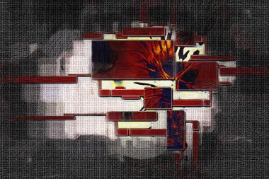 soyut renk tasarımı sanat illüstrasyonu