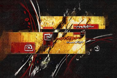 soyut renk tasarımı sanat illüstrasyonu