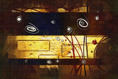 soyut renk tasarımı sanat illüstrasyonu