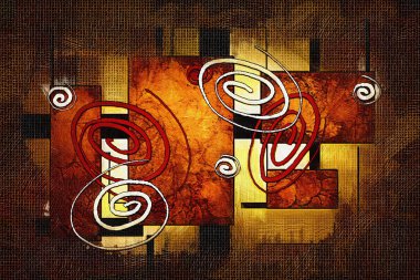 soyut renk tasarımı sanat illüstrasyonu