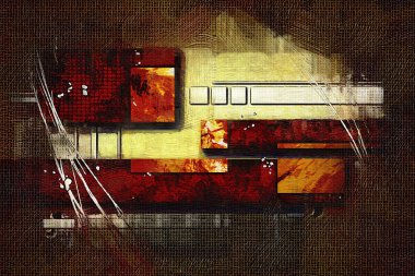 soyut renk tasarımı sanat illüstrasyonu