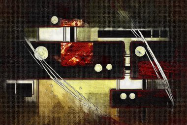 soyut renk tasarımı sanat illüstrasyonu