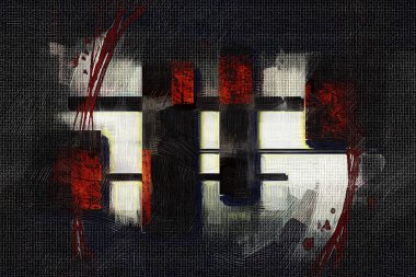 soyut renk tasarımı sanat illüstrasyonu