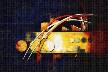 soyut renk tasarımı sanat illüstrasyonu