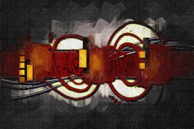 soyut renk tasarımı sanat illüstrasyonu