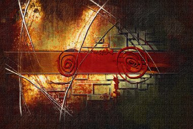 soyut renk tasarımı sanat illüstrasyonu