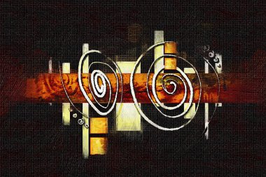 soyut renk tasarımı sanat illüstrasyonu