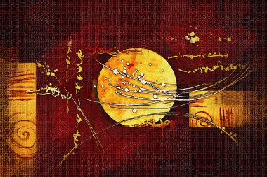soyut renk tasarımı sanat illüstrasyonu
