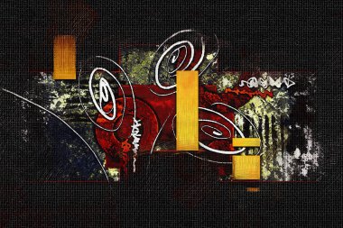 soyut renk tasarımı sanat illüstrasyonu