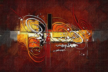 soyut renk tasarımı sanat illüstrasyonu