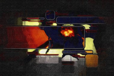 soyut renk tasarımı sanat illüstrasyonu