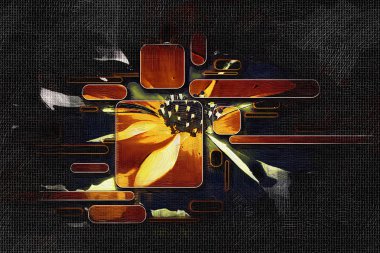 soyut renk tasarımı sanat illüstrasyonu