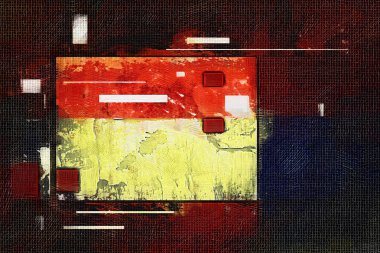 soyut renk tasarımı sanat illüstrasyonu