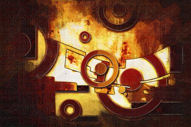 soyut renk tasarımı sanat illüstrasyonu