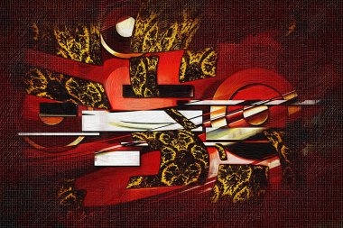 soyut renk tasarımı sanat illüstrasyonu