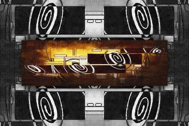 soyut renk tasarımı sanat illüstrasyonu