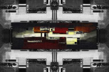 soyut renk tasarımı sanat illüstrasyonu