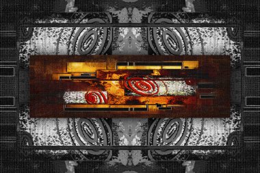 soyut renk tasarımı sanat illüstrasyonu