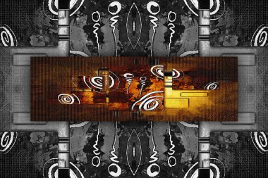 soyut renk tasarımı sanat illüstrasyonu