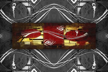 soyut renk tasarımı sanat illüstrasyonu