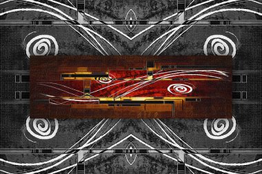 soyut renk tasarımı sanat illüstrasyonu