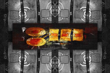 soyut renk tasarımı sanat illüstrasyonu