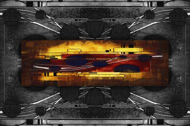 soyut renk tasarımı sanat illüstrasyonu