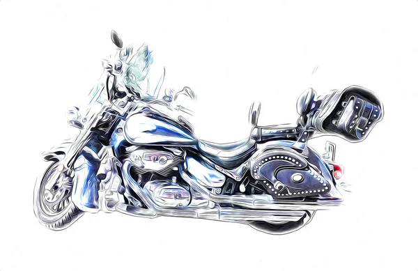 Desenho Animado De Motociclista, Isolado Em Fundo Branco Ilustração do  Vetor - Ilustração de isolado, homem: 228533685