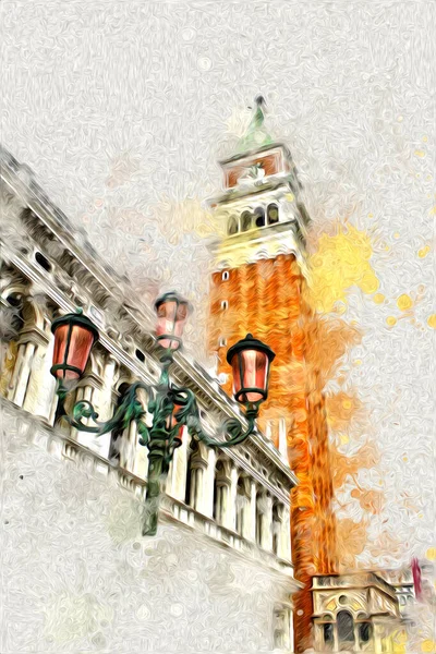 Venedik sanat eskizi çizimi eğlenceli tasarım antika retro