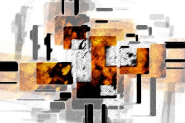 soyut renk tasarımı sanat illüstrasyonu