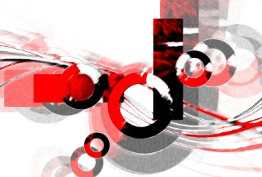 soyut renk tasarımı sanat illüstrasyonu