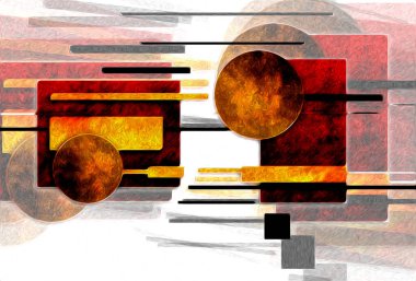 soyut renk tasarımı sanat illüstrasyonu