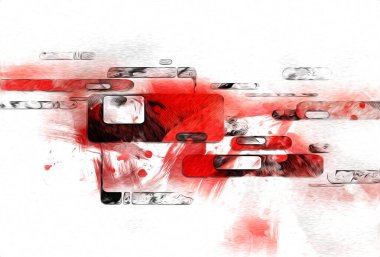 soyut renk tasarımı sanat illüstrasyonu