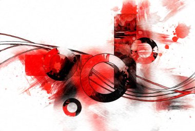 soyut renk tasarımı sanat illüstrasyonu