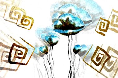 Resim resimli klasik arkaplan