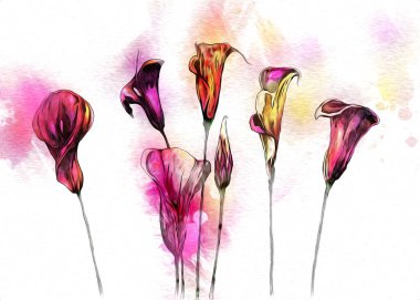 Resim resimli klasik arkaplan