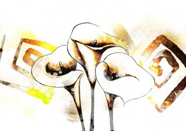 Resim resimli klasik arkaplan