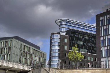 Berlin binaları modern gökdelenler