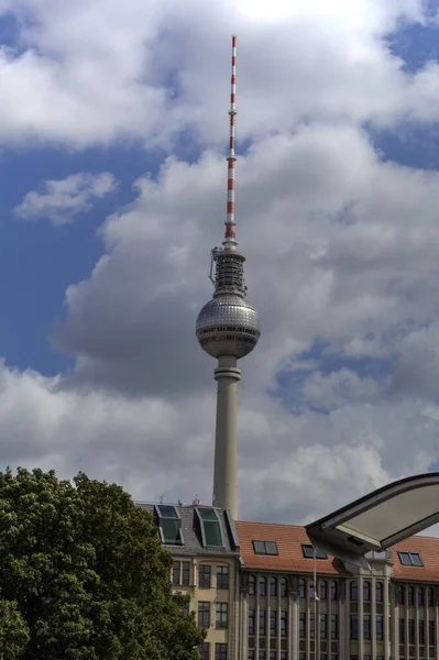 Berlín Vista Ciudad Con Torre Centro Alemania — Foto de Stock