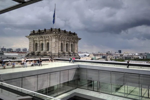 Berlin Fotográfia Kilátás Kormányzati Kerületben — Stock Fotó