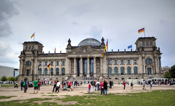 Berlin Fotográfia Kilátás Kormányzati Kerületben — Stock Fotó