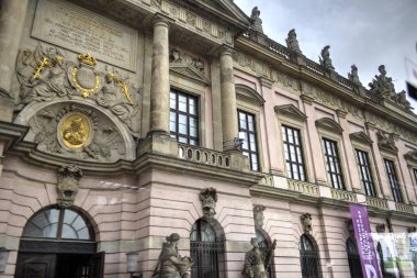 Berlin konut ön cephesi - ev dış eski antika antika