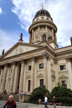 Berlin konut ön cephesi - ev dış eski antika antika