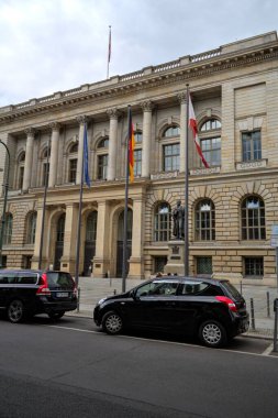 Berlin konut ön cephesi - ev dış eski antika antika