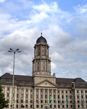 Berlin konut ön cephesi - ev dış eski antika antika