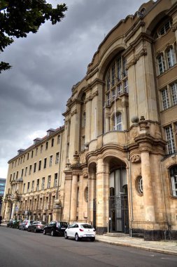 Berlin konut ön cephesi - ev dış eski antika antika