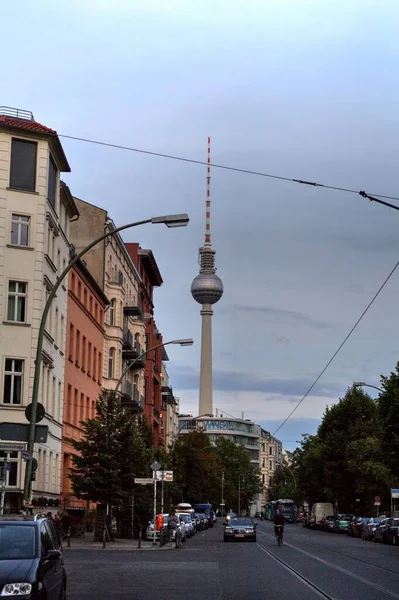 Berlín Fachada Del Edificio Residencial Casa Exterior Antiguo Vintage Retro — Foto de Stock