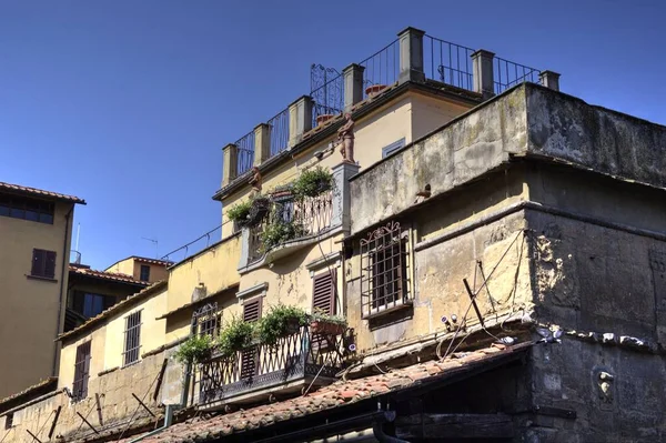 Architecture Restaurants Dans Centre Vieille Ville Florence Italie — Photo