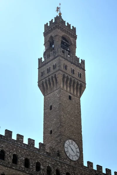 Piazza Della Signoria Palazzo Vecchio Florence Italy — 图库照片