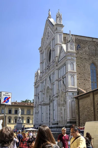 Piazza Della Signoria Met Palazzo Vecchio Florence Italië — Stockfoto